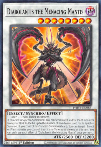 Diabolantis the Menacing Mantis PHHY-EN083 NM Common