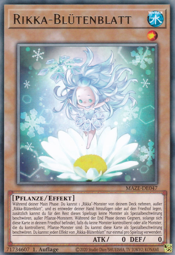 Rikka-Blütenblatt MAZE-DE047 NM Rare