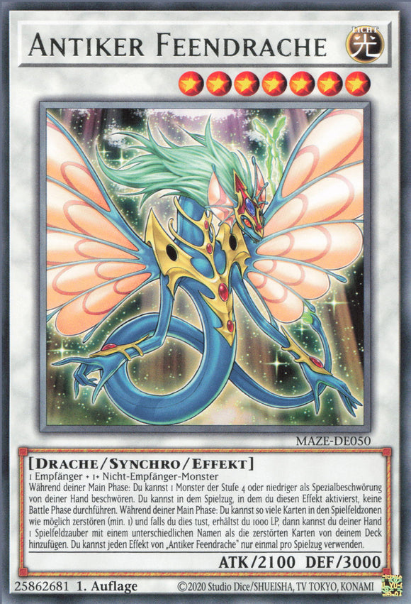 Antiker Feendrache MAZE-DE050 NM Rare