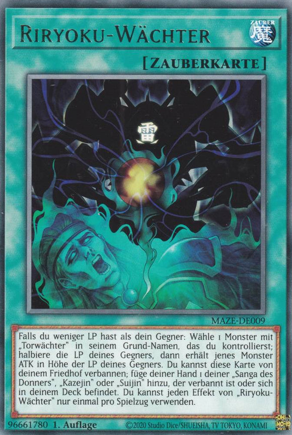 Riryoku-Wächter MAZE-DE009 NM Rare