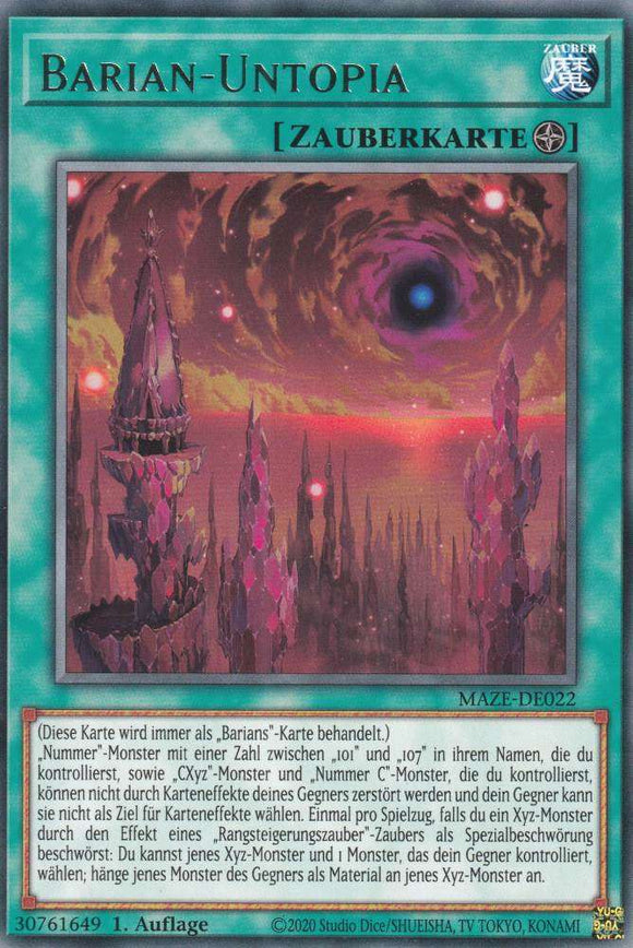 Barian-Untopia MAZE-DE022 NM Rare